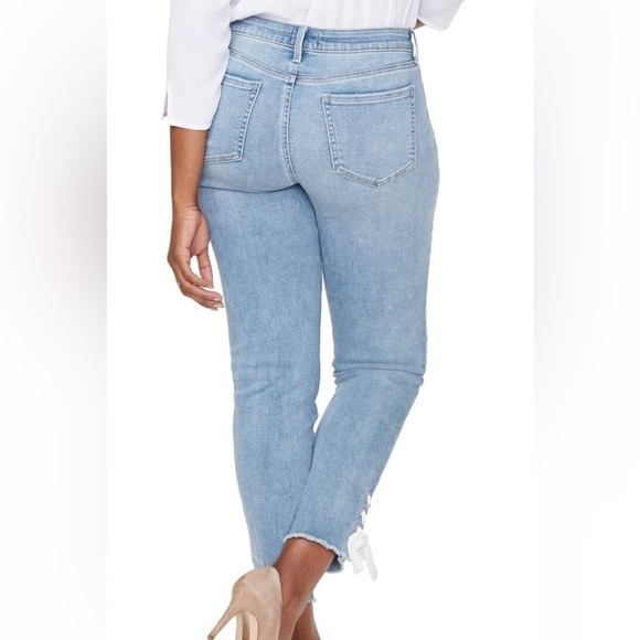 NYDJ curves 360 high waist slim straight leg jeans NWT - Picture 3 of 5